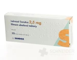 Letrozol Sandoz 2,5 mg filmom obalené tablety