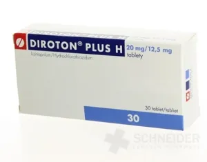 Diroton plus H 20 mg/12,5 mg tablety