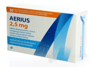Aerius 2,5 mg orodispergovateľné tablety
