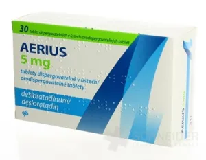 Aerius 5 mg orodispergovateľné tablety