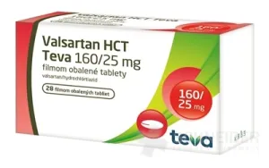 Valsartan HCT Teva 160/25 mg