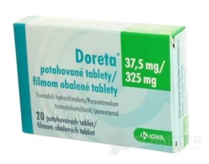 Doreta 37,5 mg/325 mg filmom obalené tablety