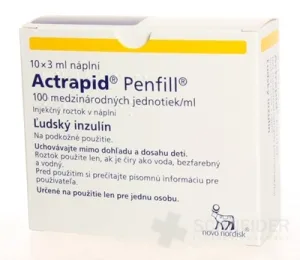 ACTRAPID PENFILL 100 IU/ ML
