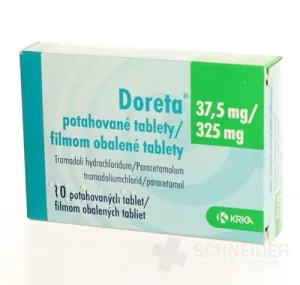 Doreta 37,5 mg/325 mg filmom obalené tablety