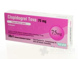 Clopidogrel Teva 75 mg filmom obalené tablety