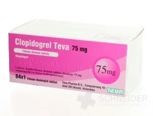 Clopidogrel Teva 75 mg filmom obalené tablety