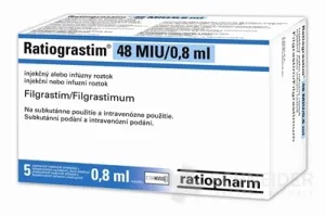 Ratiograstim 48 MIU/0,8 ml