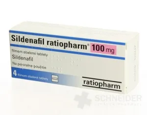 Sildenafil ratiopharm 100 mg filmom obalené tabl.