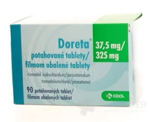 Doreta 37,5 mg/325 mg filmom obalené tablety