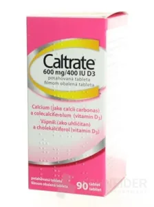 Caltrate 600 mg/ 400 IU D3