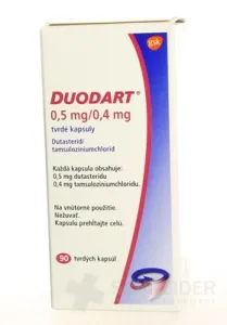 Duodart 0,5 mg/0,4 mg tvrdé kapsuly