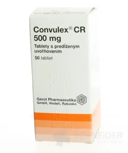 CONVULEX CR 500 mg