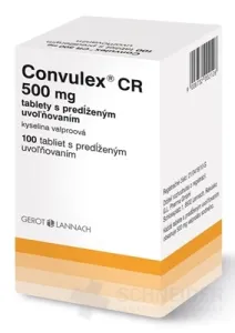 Convulex CR 500 mg tbl s predĺženým uvoľňovaním
