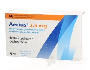 Aerius 2,5 mg orodispergovateľné tablety