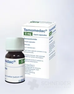 Temomedac 5 mg tvrdé kapsuly