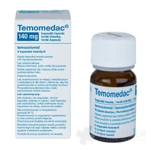 Temomedac 140 mg tvrdé kapsuly