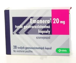 Emanera 20 mg tvrdé gastrorezistentné kapsuly