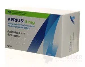 Aerius 5 mg orodispergovateľné tablety