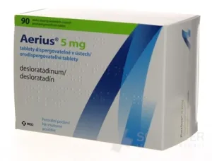 Aerius 5 mg orodispergovateľné tablety