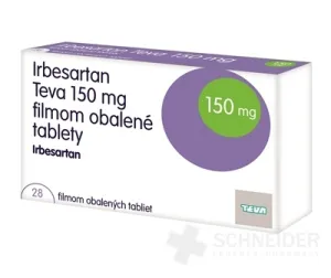 Irbesartan Teva 150 mg filmom obalené tablety