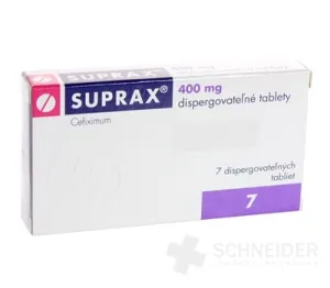 SUPRAX 400 mg dispergovateľné tablety