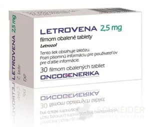 Letrovena 2,5 mg filmom obalené tablety