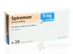 Spiromon 5 mg žuvacie tablety