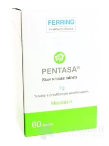 Pentasa Slow release tablets 1 g