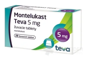 Montelukast Teva 5 mg žuvacie tablety