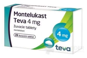 Montelukast Teva 4 mg žuvacie tablety