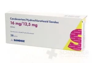 Candesartan/Hydrochlorotiazid Sandoz 16 mg/12,5 mg