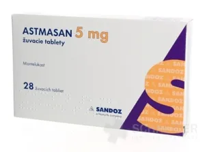 ASTMASAN 5 mg žuvacie tablety