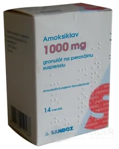 Amoksiklav 1000 mg granulát na perorálnu suspenziu