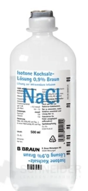 Chlorid sodný B. Braun 0,9 % infúzny roztok