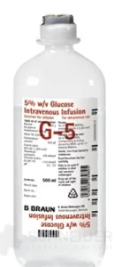 Glukóza B. Braun 5 % infúzny roztok