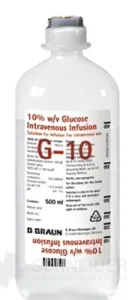Glukóza B. Braun 10 %  infúzny roztok