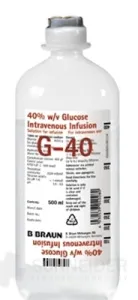 Glukóza B. Braun 40 % infúzny roztok