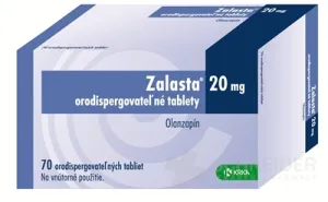 Zalasta 20 mg orodispergovateľné tablety