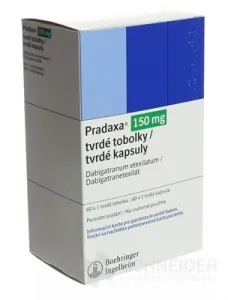 Pradaxa 150 mg tvrdé kapsuly