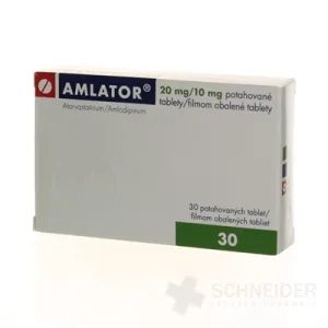 Amlator 20 mg/10 mg filmom obalené tablety