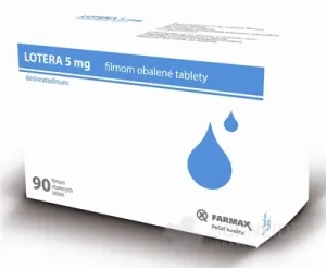 LOTERA 5 mg filmom obalené tablety