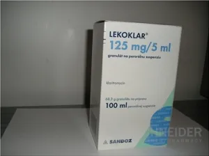 LEKOKLAR 125 mg/5 ml granulát na peror. suspenziu