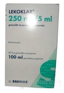LEKOKLAR 250 mg/5 ml