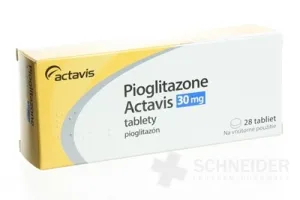 Pioglitazone Actavis 30 mg tablety