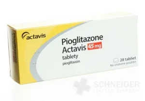 Pioglitazone Actavis 45 mg tablety