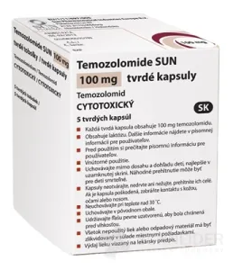 Temozolomide SUN 100 mg tvrdé kapsuly