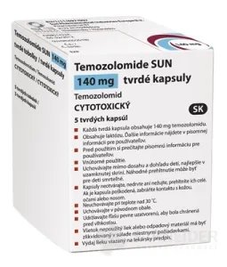 Temozolomide SUN 140 mg tvrdé kapsuly