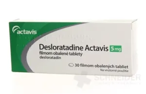 Desloratadine Actavis 5 mg filmom obalené tablety