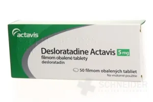 Desloratadine Actavis 5 mg filmom obalené tablety