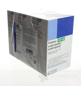 Pradaxa 150 mg tvrdé kapsuly